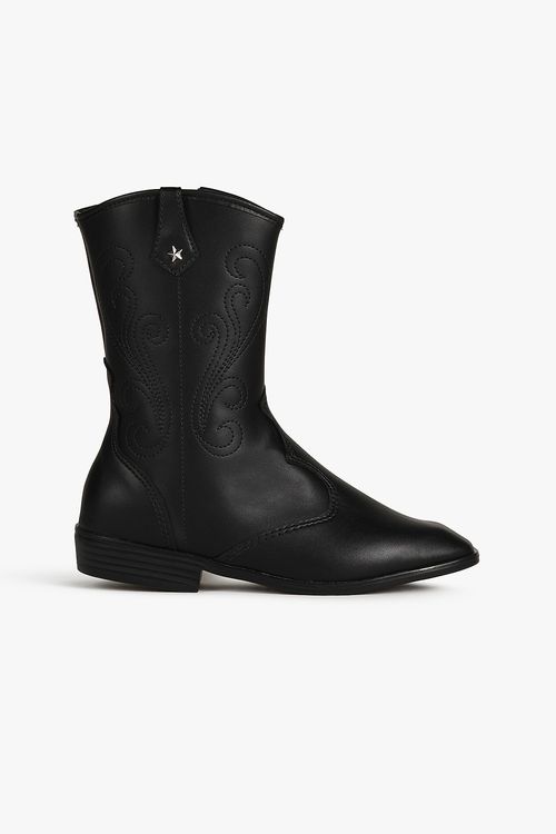 Bota Infantil Texana Cano Médio Molekinha Jaddy