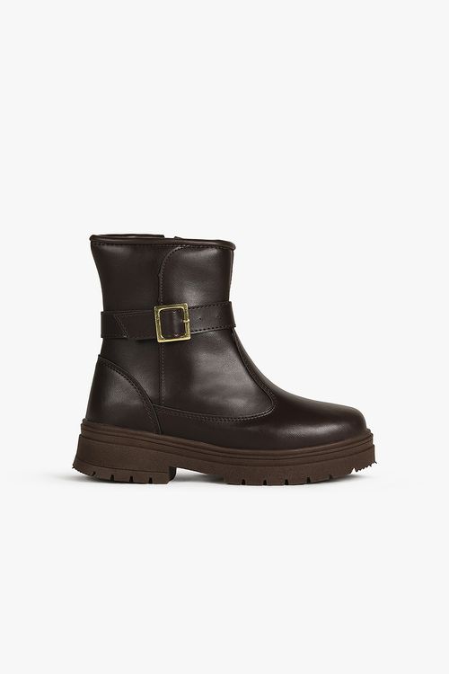 Bota Infantil Coturno Cano Médio Tininha Clara