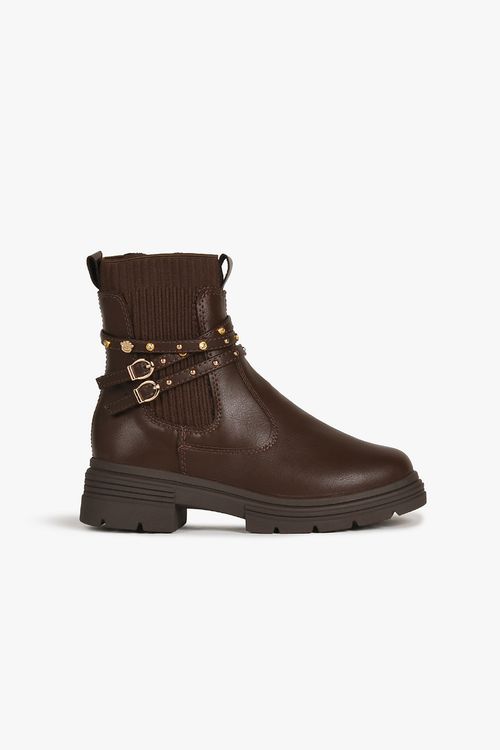 Bota Infantil Cano Médio Pink Cats Bella