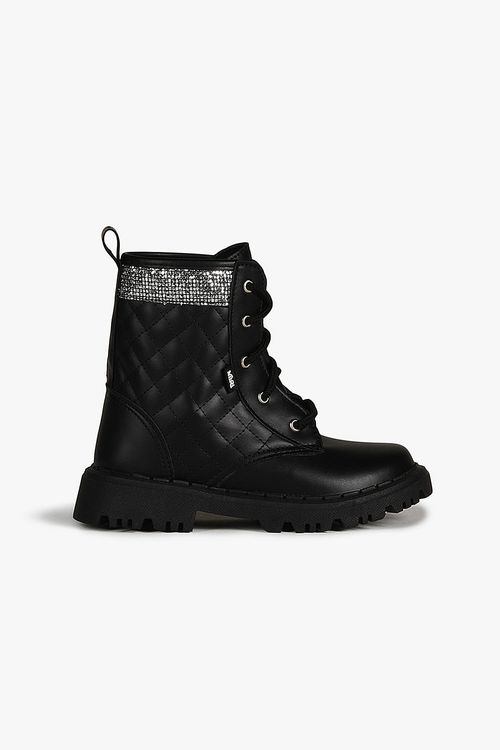 Bota Infantil Coturno Cano Curto Nilqi Teen Clara