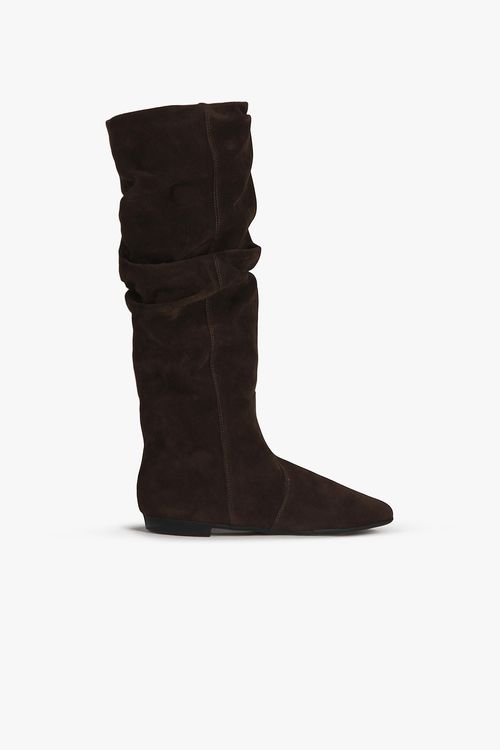 Bota Camurça Feminina Slouch Mundial Lilian