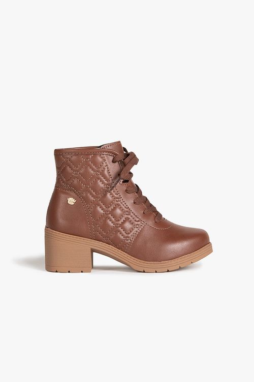 Bota Coturno Infantil Cano Curto Pink Cats Walita