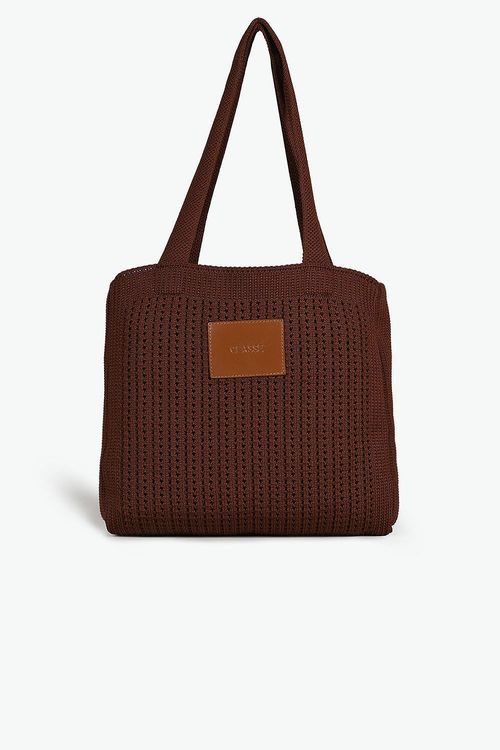 Bolsa Bag Feminina Classe Crochê Lila