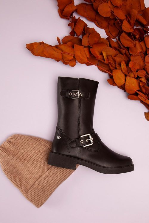 Bota Infantil Cano Médio Pink Cats Gloo