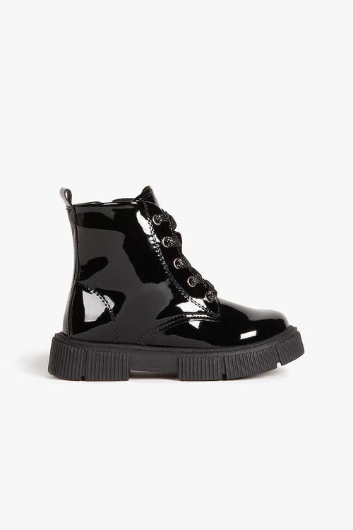 Bota Baby Infantil Coturno Cano Curto Mundial Floryn