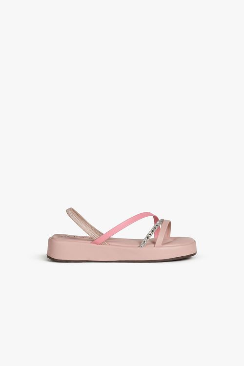 Sandália Infantil Flatform Pé Com Pé Nina