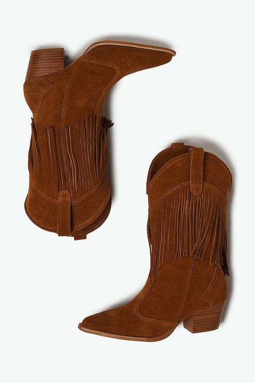 Bota Texana Feminina Cano Longo Mundial Kedie
