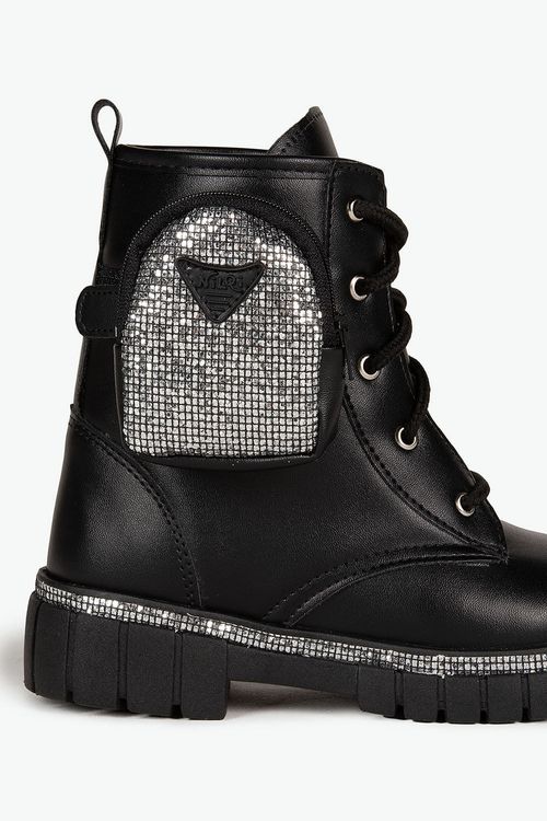 Bota Infantil Coturno Cano Curto Nilqi Gih