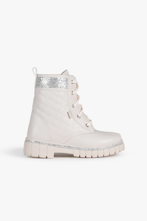 Bota Infantil Coturno Cano Curto Nilqi Kah