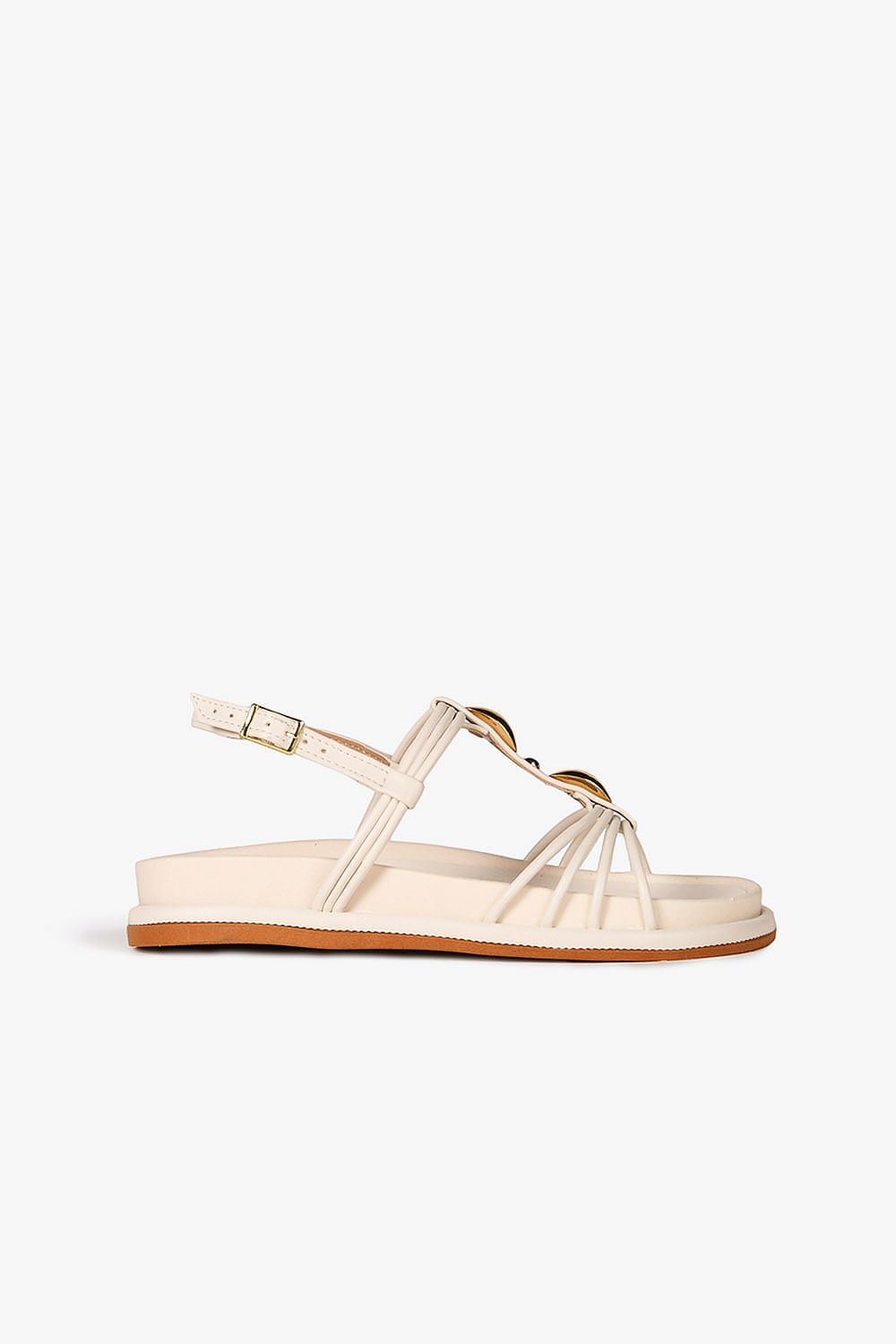 Sandália Feminina Papete Mundial Quasar - OFF WHITE