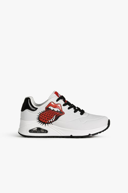 Tênis Skechers Uno Rolling Stones Single Feminino