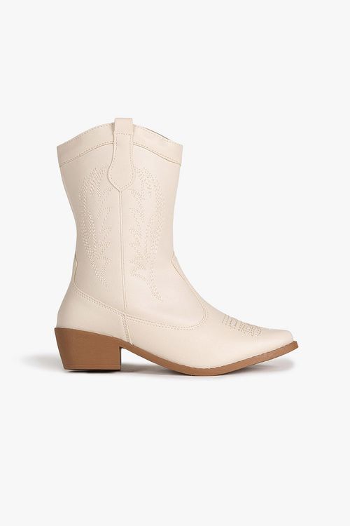 Bota Infantil Texana Cano Média Sinal Positivo Ashley