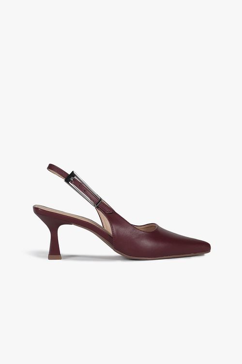 Sapato Feminino Slingback Salto Alto Mundial Joane