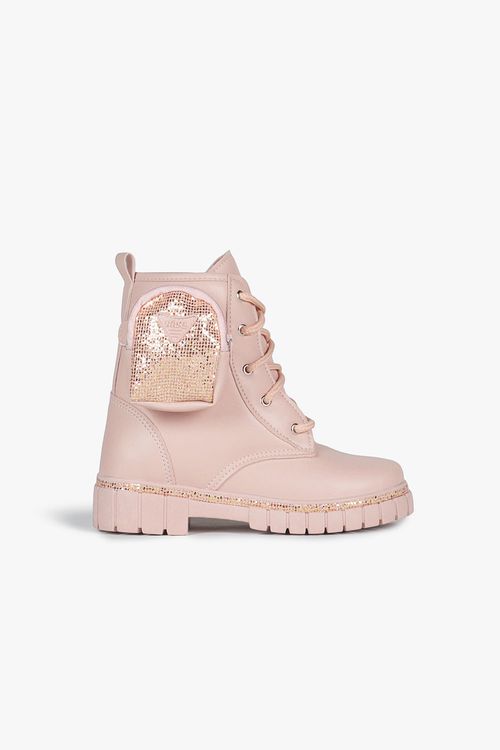 Bota Infantil Coturno Cano Curto Nilqi Gih