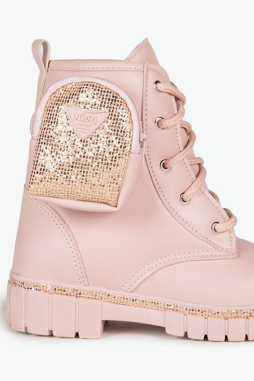 Bota Infantil Coturno Cano Curto Nilqi Gih