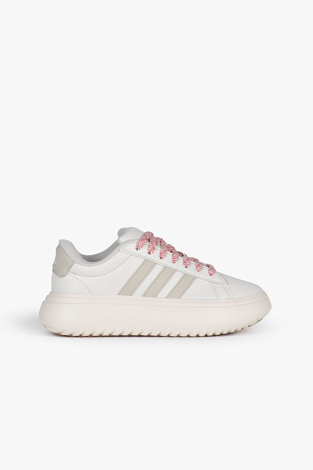 Tênis Adidas Grand Court Plataforma Feminino - OFF WHITE