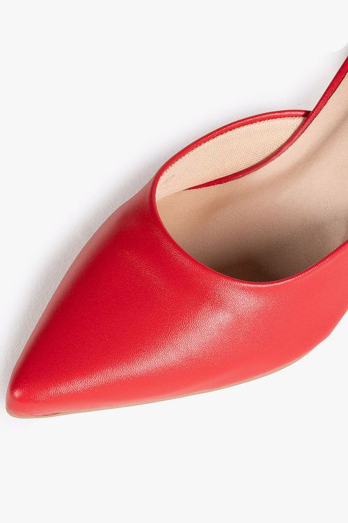 Scarpin Feminino Slingback Salto Médio Mundial Klyvia