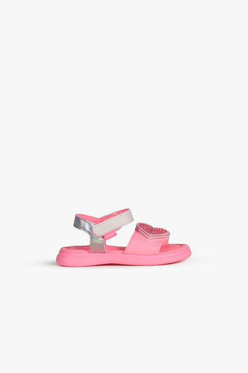 Sandália Baby Infantil Pampili Coração Menina