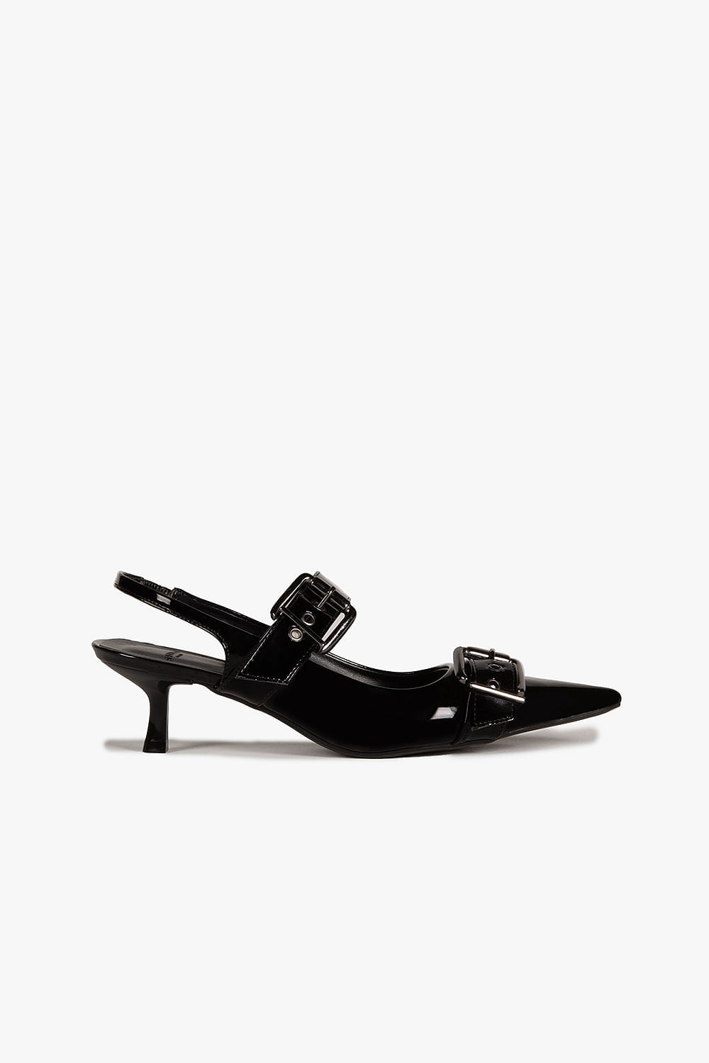 Sapato Feminino Slingback Mundial Lila - PRETO