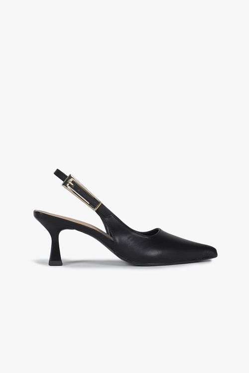 Sapato Feminino Slingback Salto Alto Mundial Joane