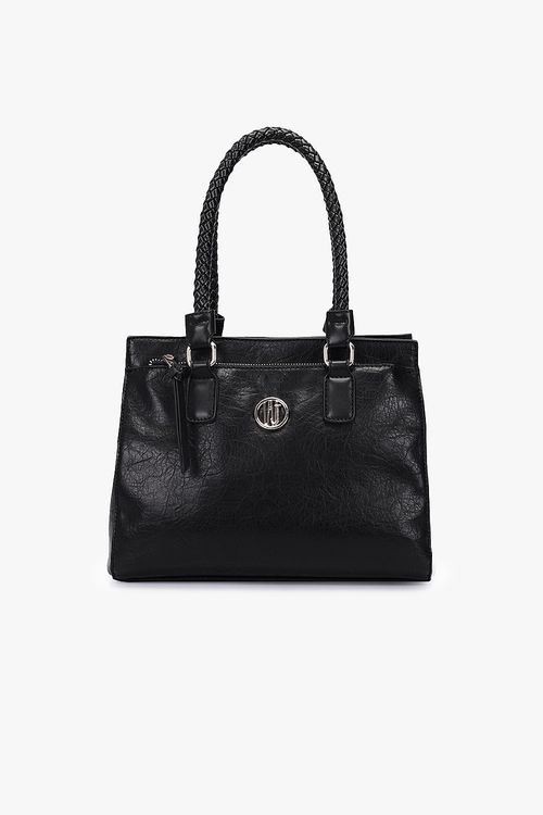 Bolsa Grande Satchel Feminina Wj Rolete