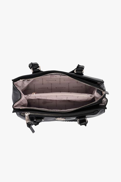 Bolsa Grande Satchel Feminina Wj Rolete