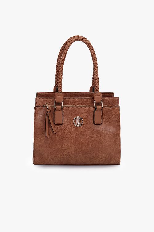 Bolsa Grande Satchel Feminina Wj Rolete