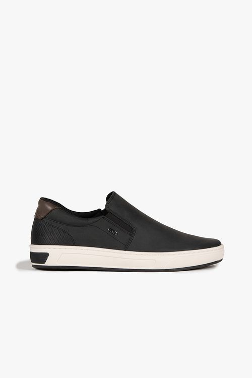 Sapatênis Masculino Ferricelli Couro Slip On