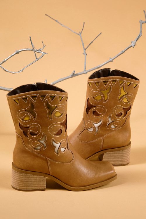 Bota Feminina Cano Médio Mundial Annie