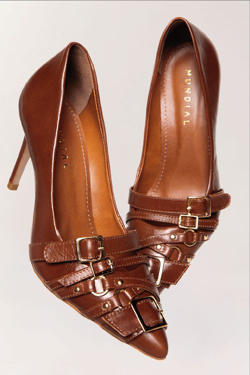 Scarpin Feminino Salto Alto Mundial Zaira