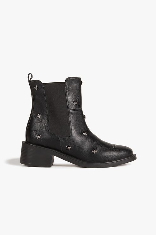Bota Feminina Chelsea Boot Cano Médio Mundial Shine