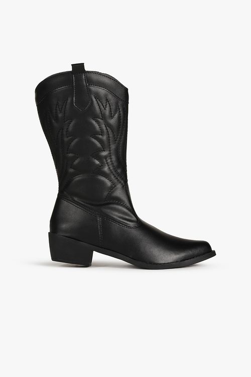 Bota Infantil Texana Cano Médio Menina Fashion Jade