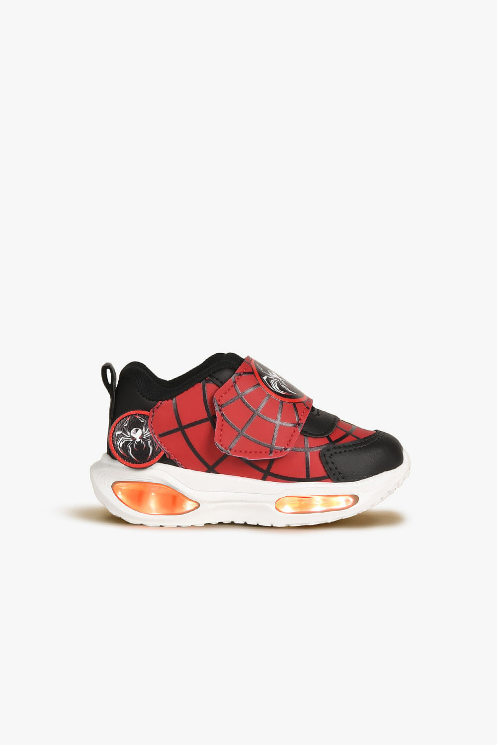Tênis Casual Infantil Mini Pé Homem Aranha - PRETO