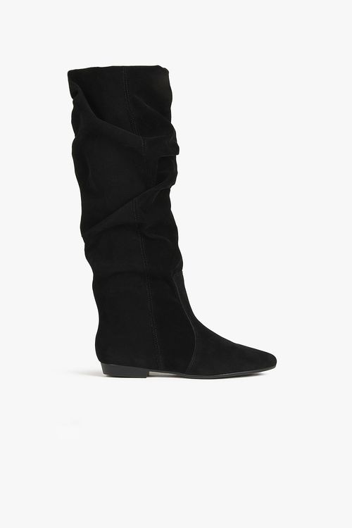Bota Camurça Feminina Slouch Mundial Lilian