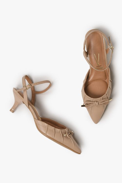 Scarpin Feminino Slingback Vizzano Leonor