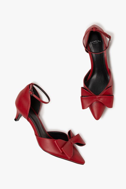 Scarpin Feminino De Boneca Salto Alto Mundial Giselly