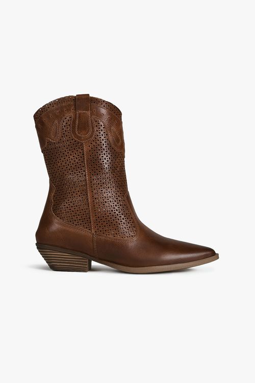Bota Texana Feminina Cano Curto Mundial Louisa