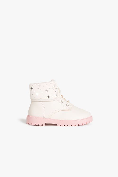 Bota Baby Infantil Coturno Cano Curto Molekinha Glow