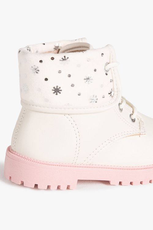 Bota Baby Infantil Coturno Cano Curto Molekinha Glow
