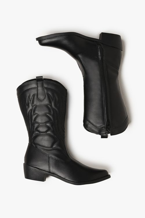 Bota Infantil Texana Cano Médio Menina Fashion Jade