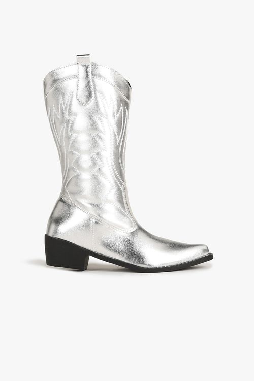 Bota Infantil Texana Cano Médio Menina Fashion Jade