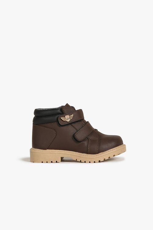 Bota Coturno Infantil Cano Curto Ortobaby Gael