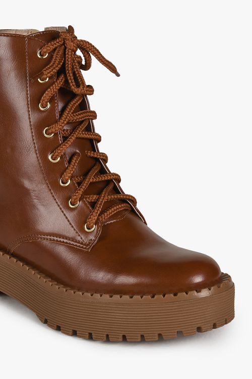 Bota Feminina Coturno Cano Curto Mundial Raissa