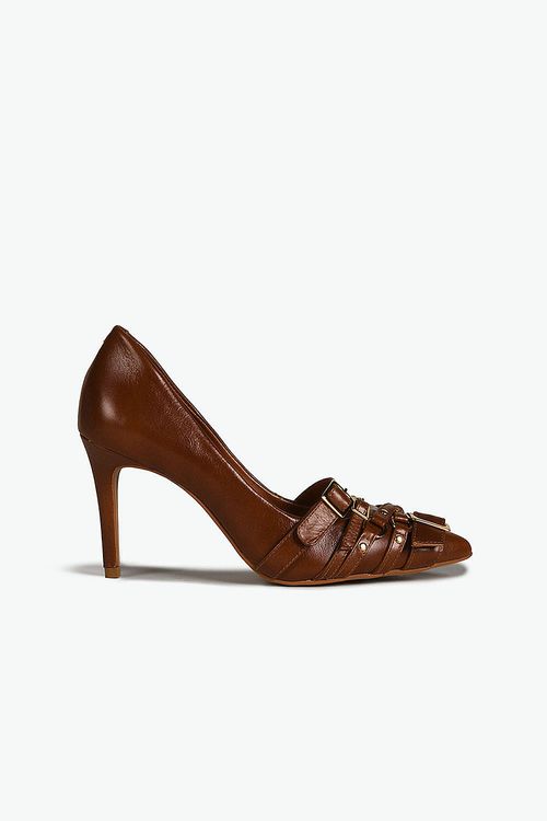 Scarpin Feminino Salto Alto Mundial Zaira