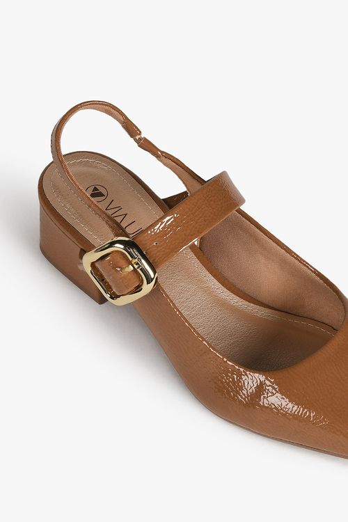 Sapato Feminino Slingback Via Uno Esther