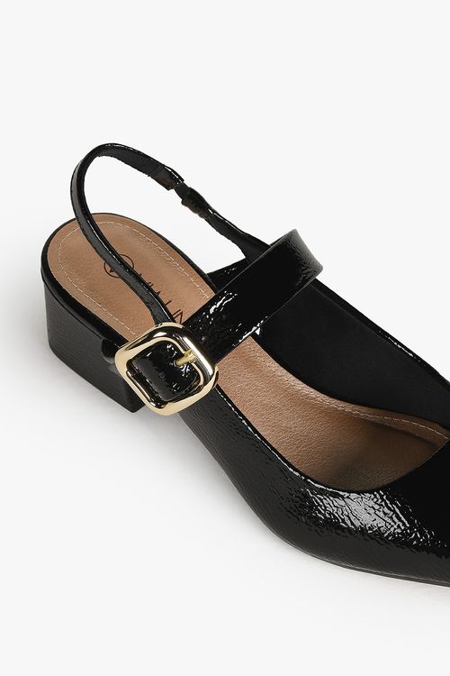 Sapato Feminino Slingback Via Uno Esther