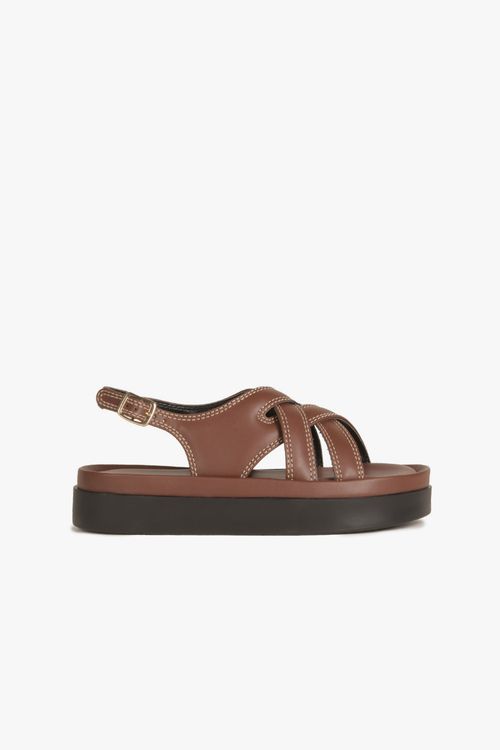 Sandália Feminina Flatform Mundial Raiane