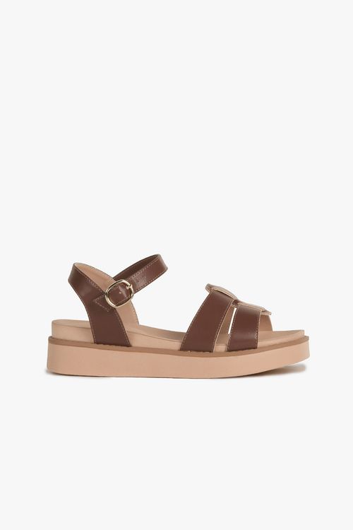Sandália Feminina Flatform Mundial Raveny