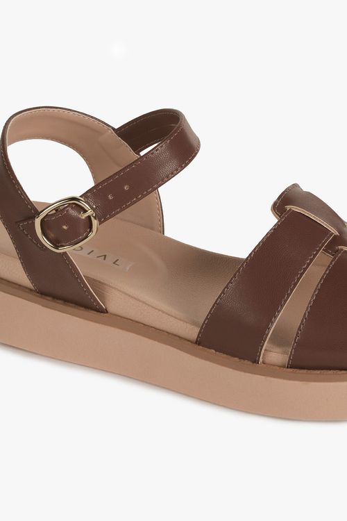Sandália Feminina Flatform Mundial Raveny