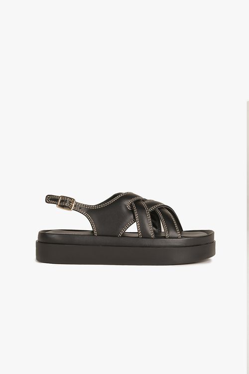 Sandália Feminina Flatform Mundial Raiane